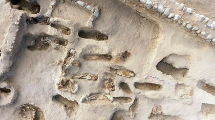 Crianças sacrificadas em ritual na costa norte do Peru. Crédito: Reprodução, Aventuras na História. A relação entre primogenitura, poder e violência revela-se particularmente fecunda quando analisada a partir das estruturas míticas que articulam sucessão, legitimidade e ruptura. Em numerosas tradições narrativas, o primogênito aparece investido de um direito originário — o da precedência — que, paradoxalmente, o expõe a um risco permanente. Longe de constituir uma posição estável, a primogenitura carrega uma instabilidade estrutural, pois concentra, num único corpo, tanto a promessa de continuidade da ordem quanto a possibilidade de sua desagregação