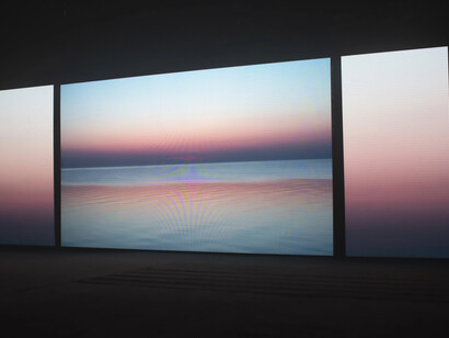 Tina Farifteh, When I saw the sun and the moon at the same time, exhibition view. Courtesy of the Fries Museum
