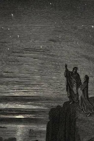 Dante Alighieri mostra le stelle a Virgilio 