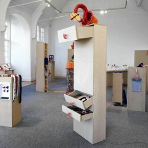 Installation view of Emma Hart: Dirty Looks at Camden Arts Centre, 2013. Photo: Andy Keate © Camden Arts Centre