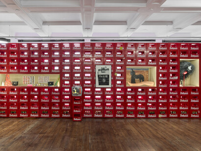 Various artists, Means of reproduction, exhibition view. Courtesy of Emalin