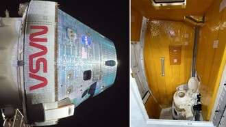 La toilette sulla missione NASA Artemis II, credit NASA
