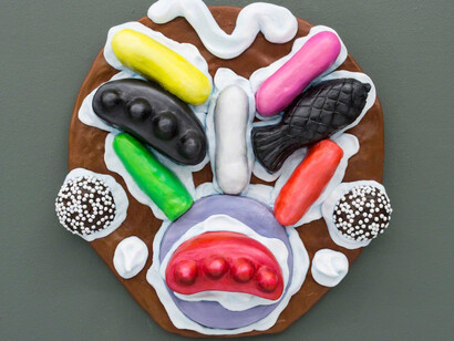 Theo A. Rosenblum and Chelsea Seltzer
Sugar Demon Mask (Frosted Face), 2016. Courtesy of The Hole