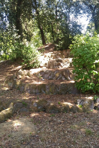 Particolare di un percorso nel parco (foto Roberto Luciani)