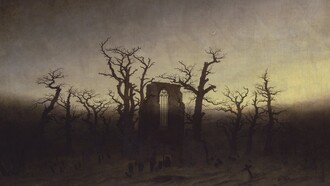 Il romanzo gotico nasce dall’incontro tra razionalità illuminista e fascinazione per il mistero, fondendo l’orrore dell’inconscio con l’ambientazione medievale. In copertina: Caspar David Friedrich, "Abbazia nel querceto", 1809-10, Schloss Charlottenburg, Alte Nationalgalerie, Germania 