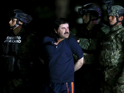 Detención de El Chapo Guzmán por el ejército de México