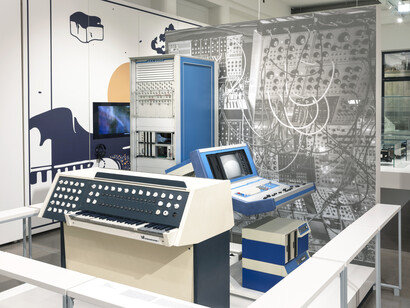 Music lounge, exhibition view. Courtesy of Technisches Museum Wien