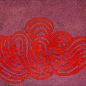 Gerald Wilde, Intelligence Now, Oil on paper, 1977, 135 x 177 cm, Courtesy October Gallery London