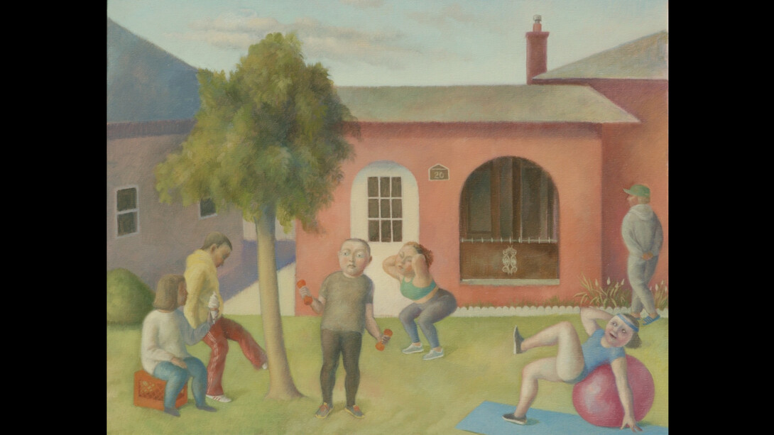 Grace Kim, Workout. Courtesy of Dorothy Circus Gallery