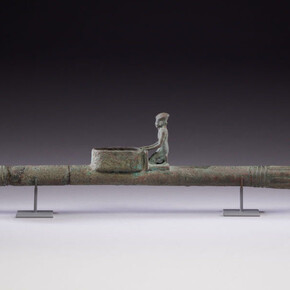 Period:Late Period
Dynasty:Dynasty 27–30
Date:525–332 B.C.
Geography:From Egypt
Medium:Leaded bronze
Dimensions:L. 45 × W. 7.6 × H. 4.5 cm (17 11/16 × 3 × 1 3/4 in.)