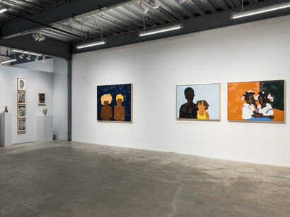33 Works By 3 Artists. Courtesy of Ever Gold 