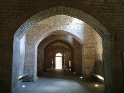 Interno del Castello di Vigevano, Italia