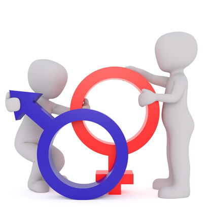 Illustration of genders and equality