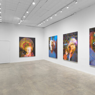Eliza Douglas, Ghosts, exhibition view. Courtesy of Gagosian