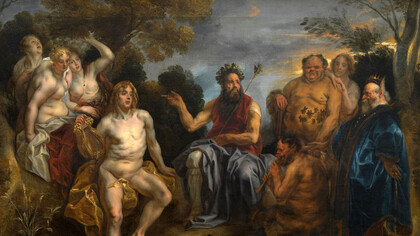 Taller de Jacob Jordaens; El juicio de Midas, Museum voor Schone Kunsten, Bélgica (detalle)