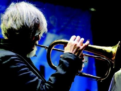 Tom Harrel in una passata edizione del Serravalle Jazz