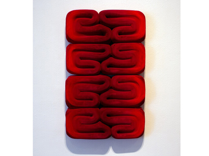 Jae Ko, JK 446, Rolled paper, and ink, Courtesy of Robischon Gallery