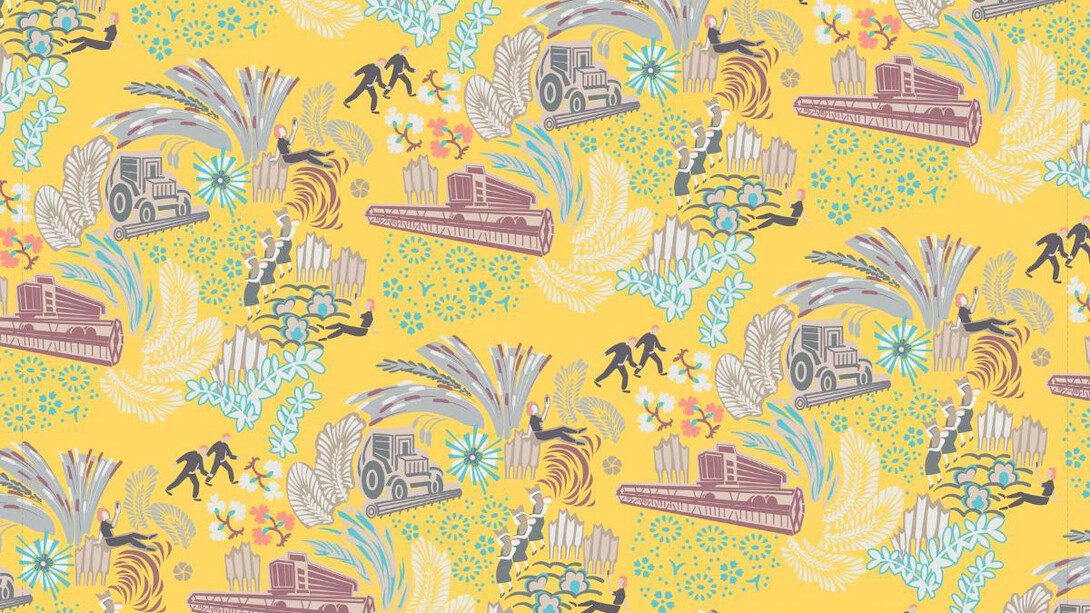 Maria Gavrish, Agittextile with generous summer print, 2022. Courtesy of New Tretyakov Gallery