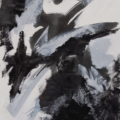 Stephanie Cate_Europa 30 Study _ Acrylic on Paper_24x18_Framed