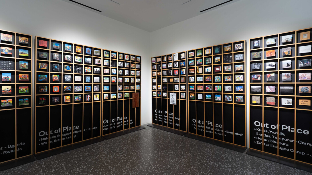 Out of place. Arte e storie dai campi rifugiati nel mondo, vista della mostra. Cortesia della Fondazione Luigi Rovati
