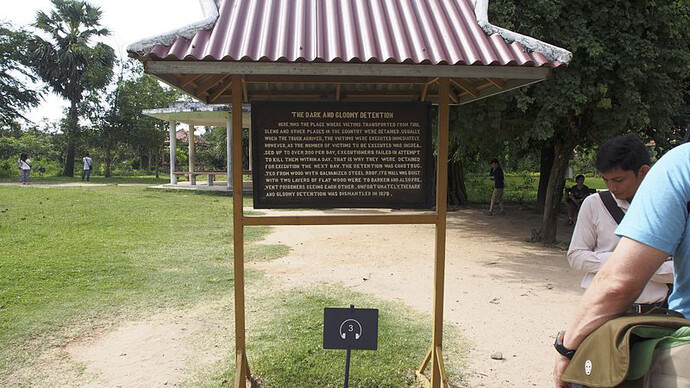Choeung Ek, the site of a former orchard and mass grave of victims of the Khmer Rouge