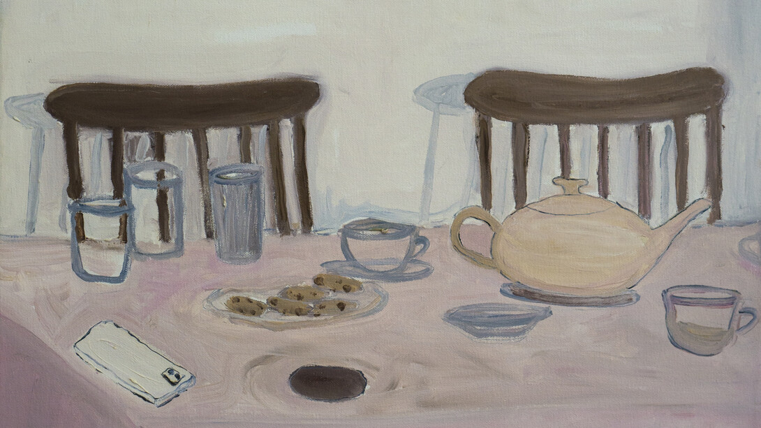 Amit Berman, A storm in grandma's tea set (dettaglio), 2023. Con la cortesia di Tube Culture Hall