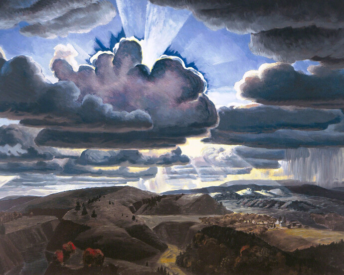 Charles E. Burchfield. Reproduced with permission from the Charles E. Burchfield Foundation and the Burchfield Penney Art Center