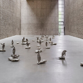 Jeppe Hein, You are never really allone, exhibition view. Courtesy of König Galerie