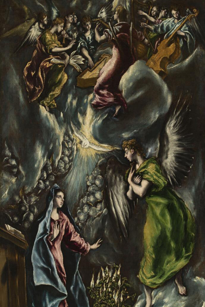 Greco, El Greco, ElThe Annunciationc. 1596-1600 (detail)
