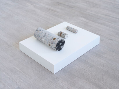 Jimmie Durham, Art and science are the same thing, exhibition view. Courtesy of Barbara Wien Gallery