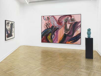 Jaana Caspary, Skulptur, ausstellungsansicht. Mit freundlicher genehmigung der Galerie Friese. Foto von Eric Tschernow