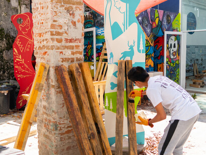 Taller de arte urbano, México