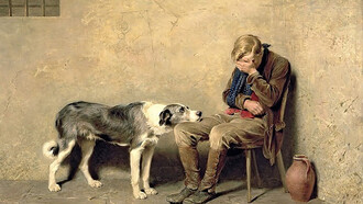 Painting called Fidelity by Briton Riviere (1840–1920)