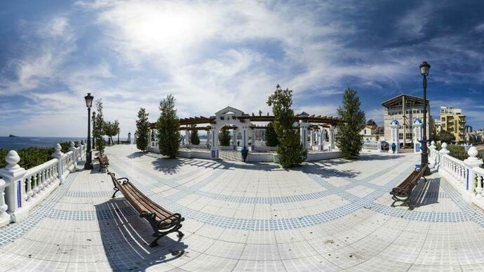 Benidorm. Acceso al balcón del Mediterráneo