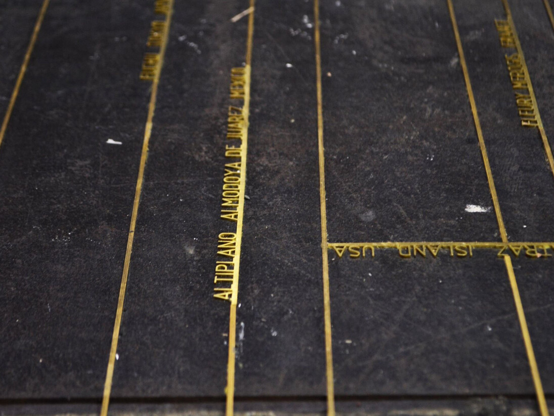 Nadia Kaabi Linke, Detail from Modular I, 2014