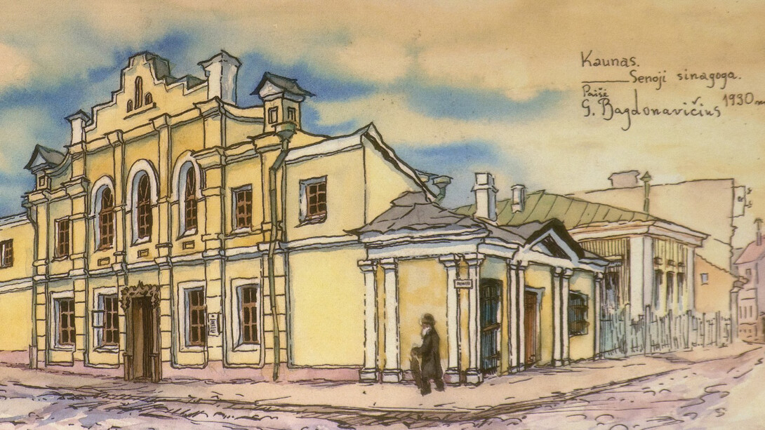 Signs of the Ruined Litvaks World. Courtesy of Vilna Gaon State Jewish Museum