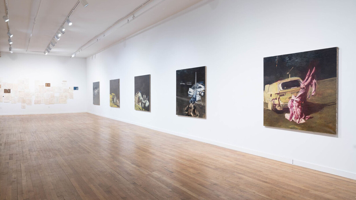 Phil Hale, Anticlimb, exhibition view. Courtesy of Anita Rogers Gallery