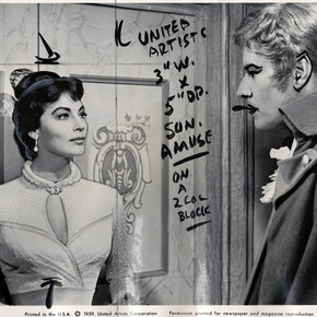 Ava Gardner, 1959, Tirage argentique vintage retouché à la main, 20 x 25 cm, Pièce unique, Courtesy Argentic