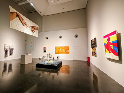 From Lausanne to Beijing. 13th International Fiber Art Biennale Exhibition, exhibition view. Courtesy of Tsinghua University Art Museum