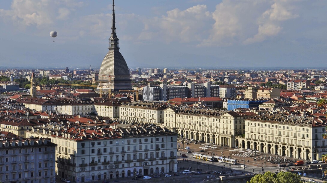 Veduta panoramica di Torino, Italia