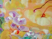 Farm Charm II, 2013, Ink and gesso on paper, 40 x 40 inches, Signed, dated, and inscribed on verso: Farm Charm II / 40” x 40”, 2013 / Ink, gesso on paper / Jasmina Danowski