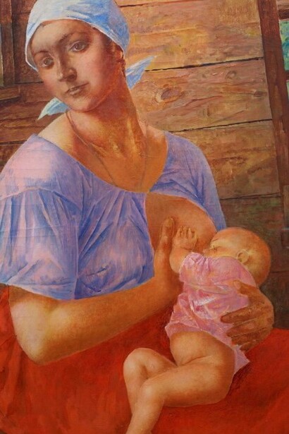 "Madre", Kuzma Petrov-Vodkin, 1915