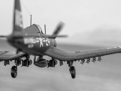 El Chance Vought F4U Corsair fue un avión militar utilizado por la Marina del Ejercito de los Estados Unidos de América