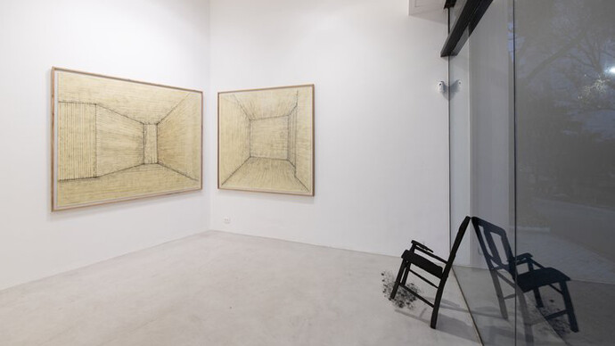 Cecília Costa, Fumo os fins, exhibition view. Courtesy of Aura Gallery