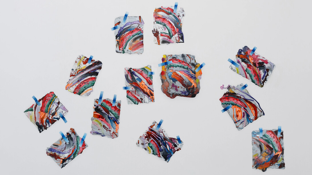 Katy Cowan, Harnessed into a single common motion; figure in repose, 2025. Courtesy of Philip Martin Gallery