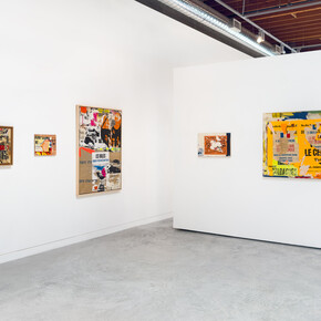 Jacques Villeglé, Urban language, exhibition view. Courtesy of Modernism Inc. 