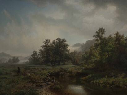 Three views on the landscape, artwork in exhibition. Courtesy of Turku Art Museum