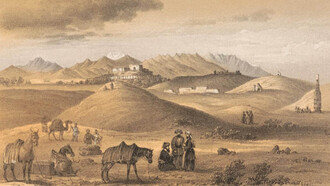 Ghazni desde el suroeste, 1862, Afganistán