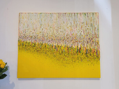 Kur Kyung-Ae, The moment color breathes, exhibition view. Courtesy of Galerie XII L.A.