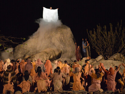 Cidade-teatro de Nova Jerusalém. Ressurreição. Foto: Beto Bertagna